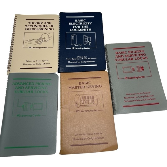 5 Locksmith Education HTC Learning Center Steve Spiwak Books - Picture 1 of 12
